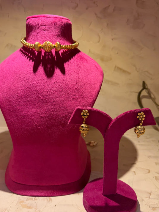 Kanthi set with jhumki
