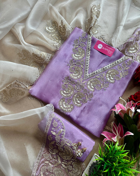 Dori flower combination pure tissue suit set