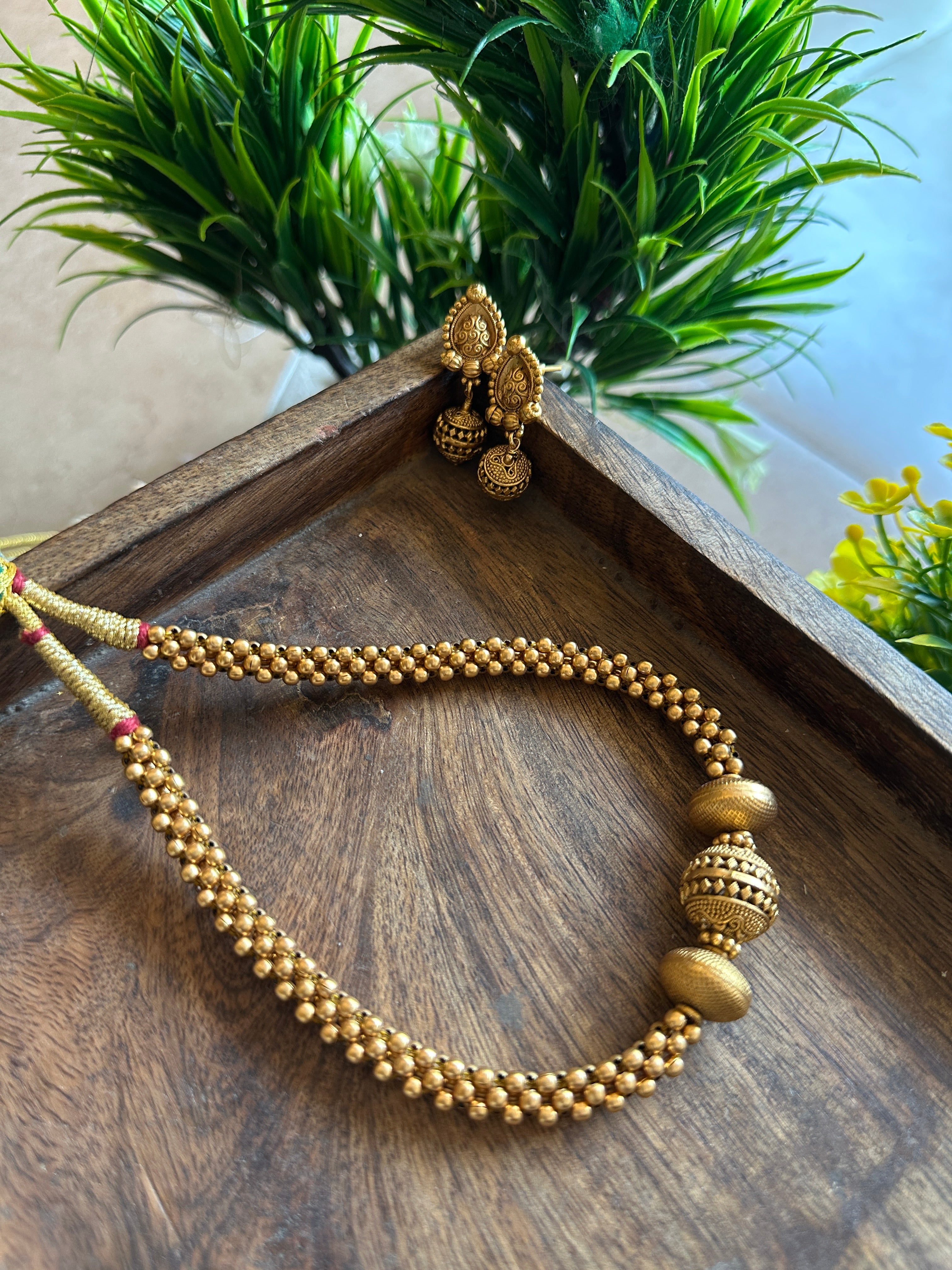 Jewellery Gold Kanthi Set With Price Kanthi Necklace Gold Plated