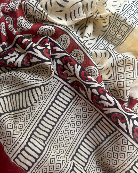Soft and organic cottons with Jaipuri block print