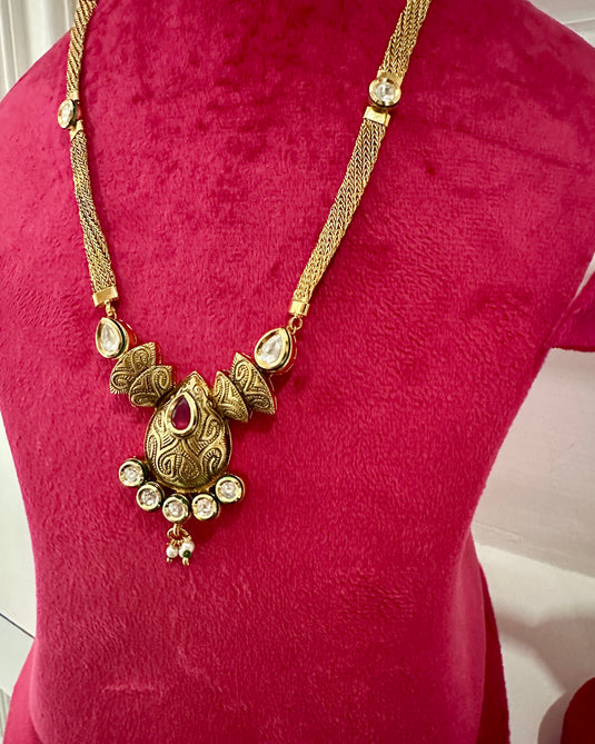 Antique gold bell set