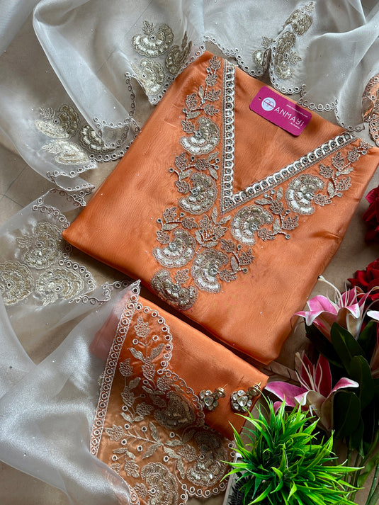 Dori flower combination pure tissue suit set