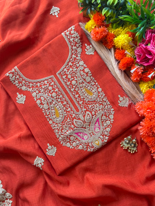 Dori weaves pure Mul cotton suit set