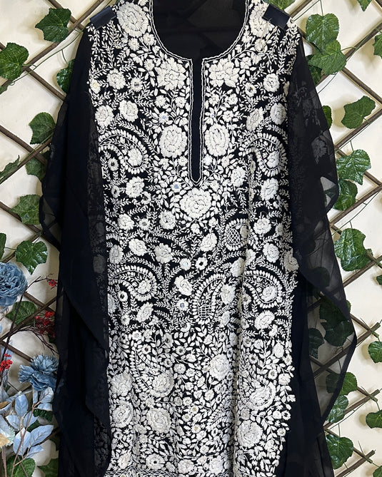 Pure Georgette Phulkari kurtas