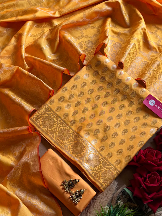 Jashn~e~bahaar dupian silk suit set