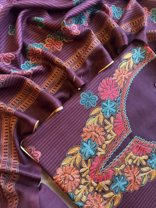 Kullu work stripes soft spun suit set