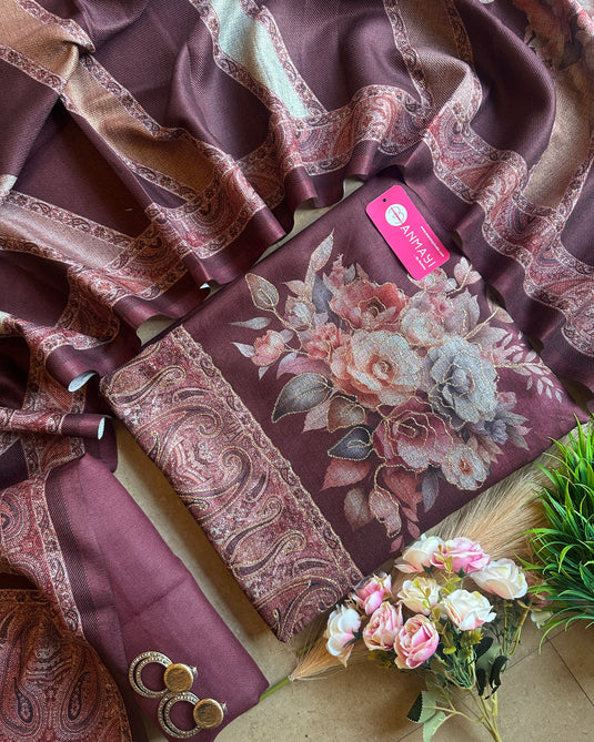 Soft spun floral garden suit set