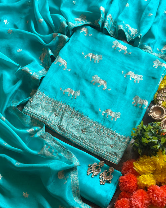 Make in India inspired Dolla silk suit sets