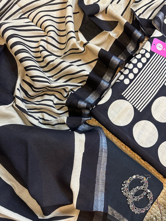 Polka dots organic cotton suit set