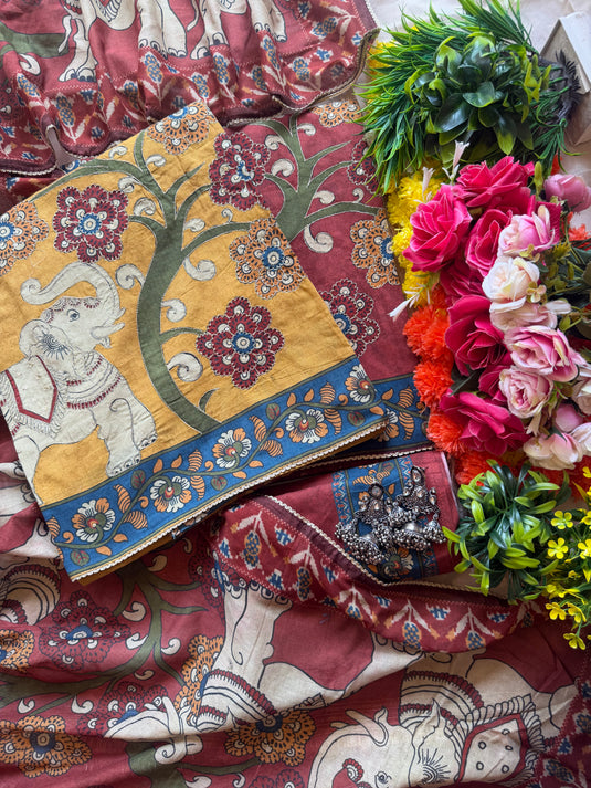 Soft and pure Mul Chanderi Digital Print suit set
