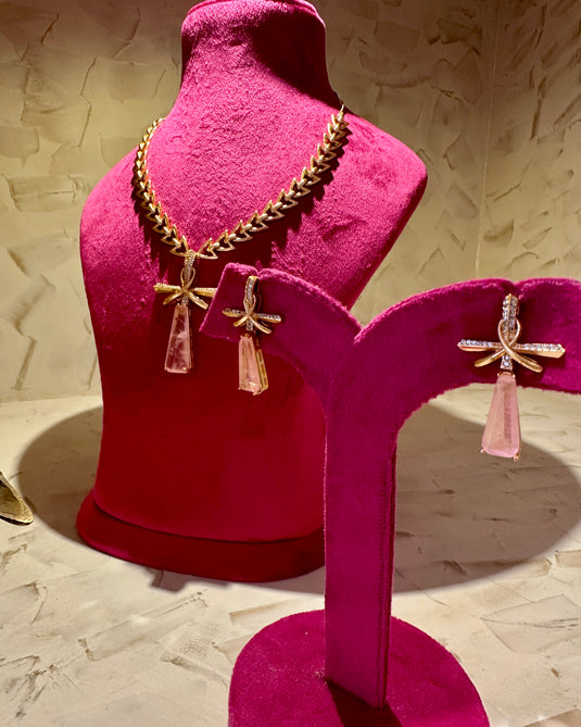 Abstract Italian coloured stone set