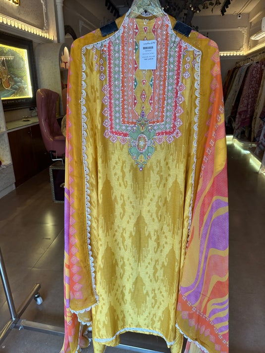 Article 28 pure linen Ikkat