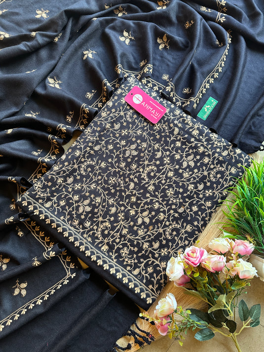 Kashmiri jaal embroidered suit set