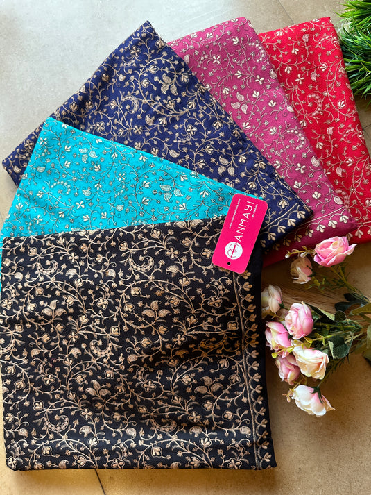 Kashmiri jaal embroidered suit set