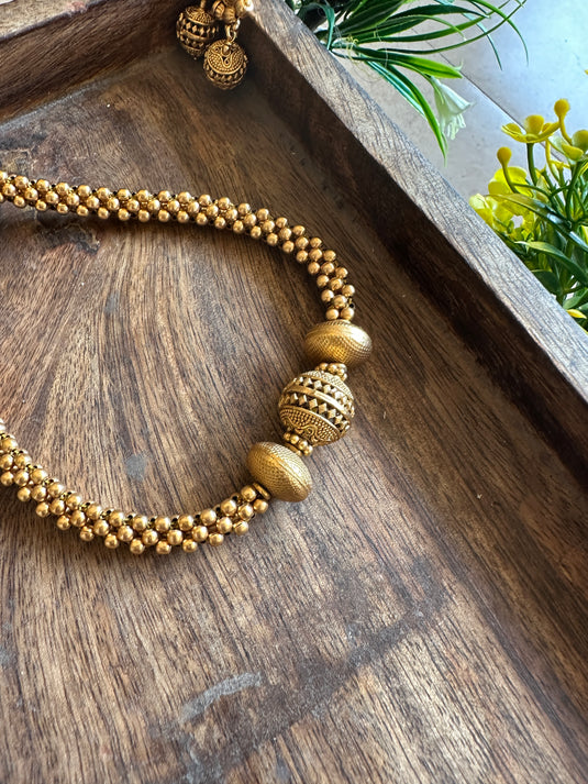 Imitation Kanthi gold set