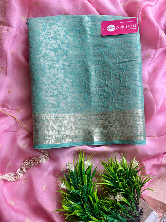 Georgette all over banarasi jacquard saree