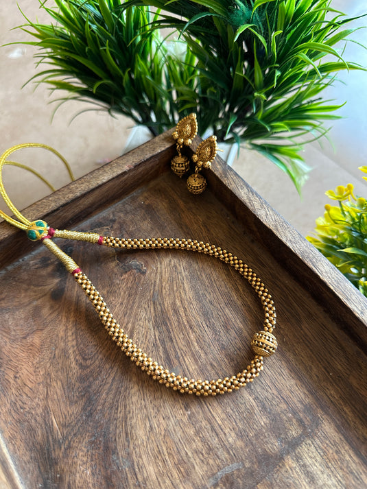 Imitation Kanthi gold set