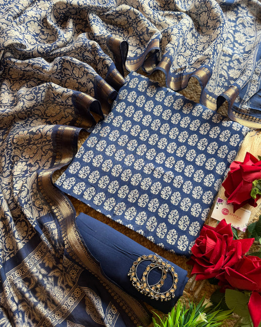 Maheshwari cottons Kalamkari print suit set