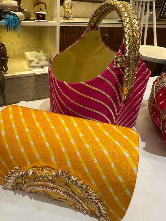 Assorted accessories combo of Daliya, Dholki and Bangle box