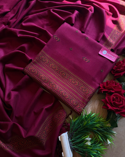Kullu weaves traditional merino wool suit set