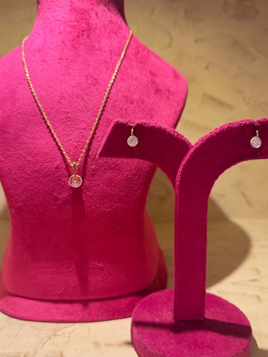 3 D solitaire chain set