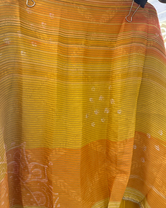 Article 2 shimmer lines organza Dori neck