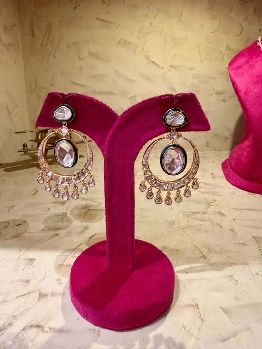 Hanging Kundan earring