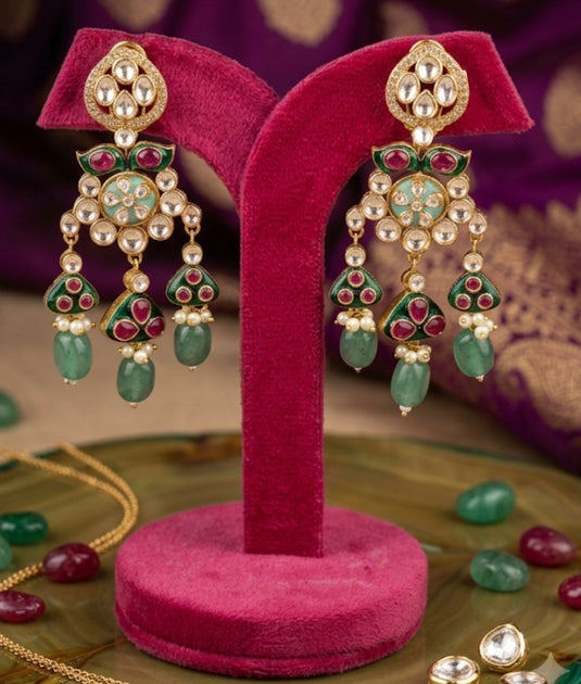 Rosy Emerald Hangings