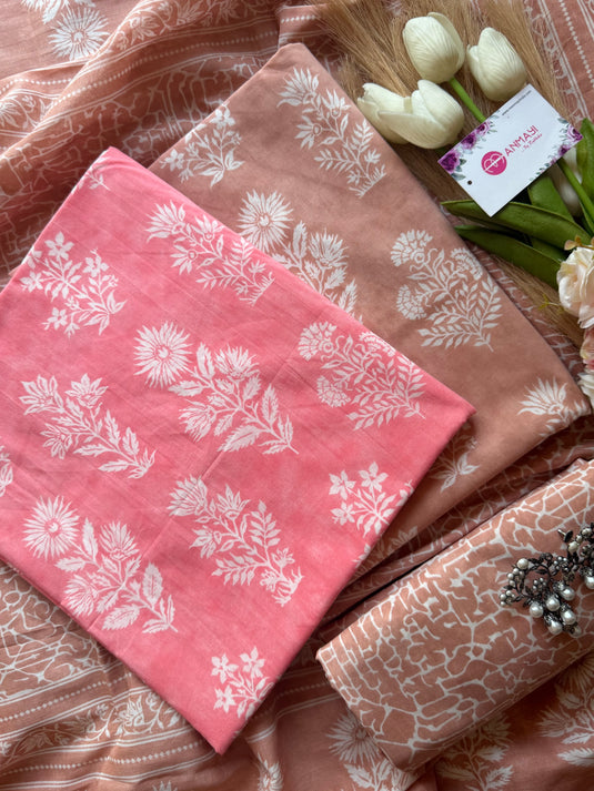 Guldasta print Cambric cotton suit set