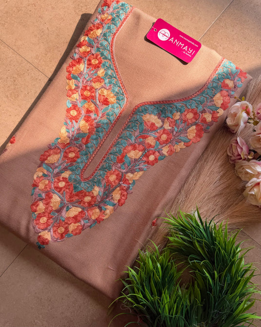Kahsmiri unstitched coord set 2
