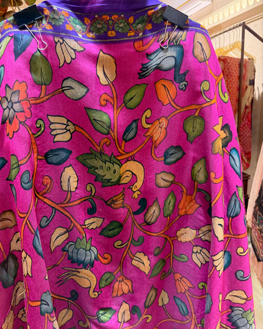 Shaded Maheshwari cotton suits with Madhubani dupatta