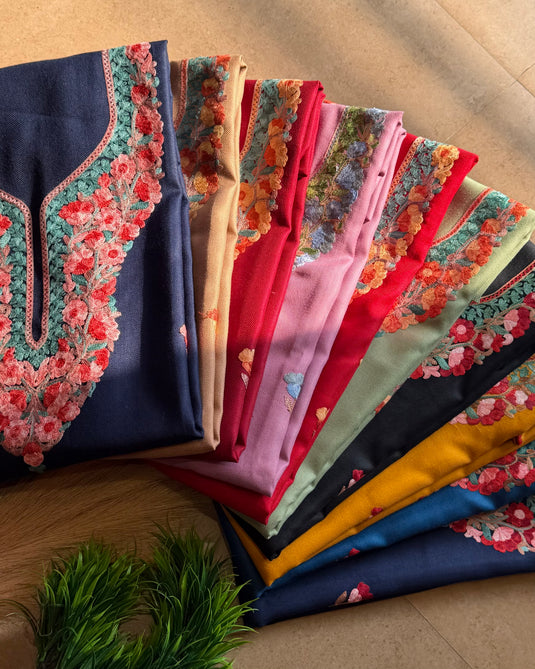 Kahsmiri unstitched coord set 2