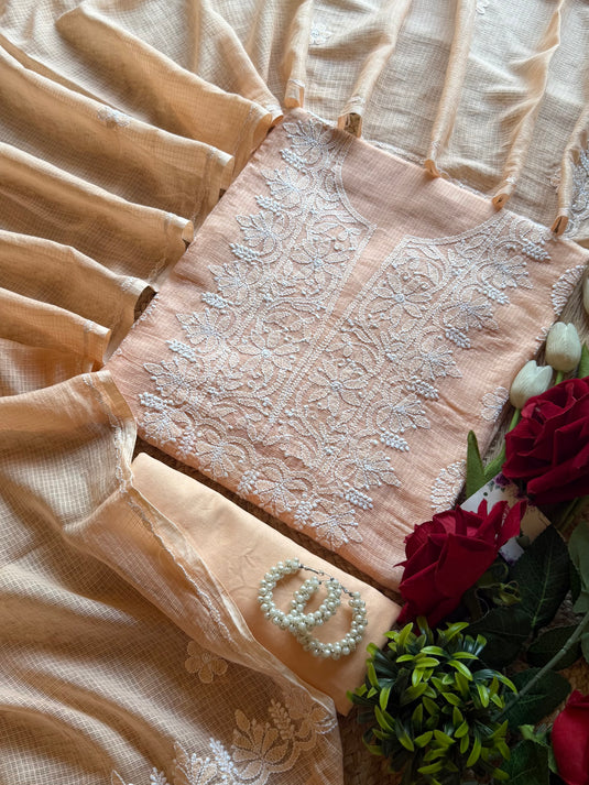 Pure Kota chikankari suit set (Vol-2)