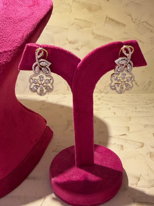 Zarina blossom set with pearl maala
