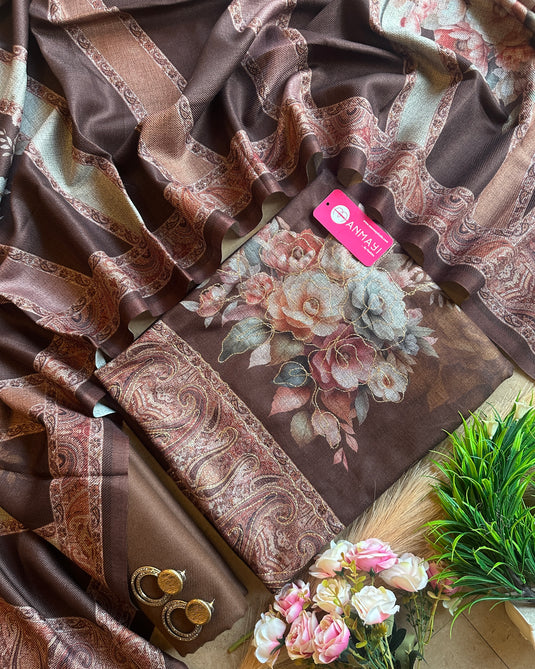 Soft spun floral garden suit set