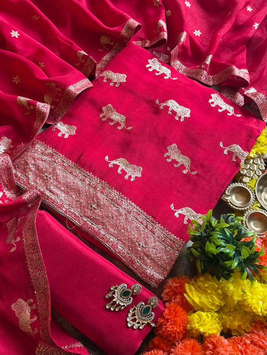 Make in India inspired Dolla silk suit sets