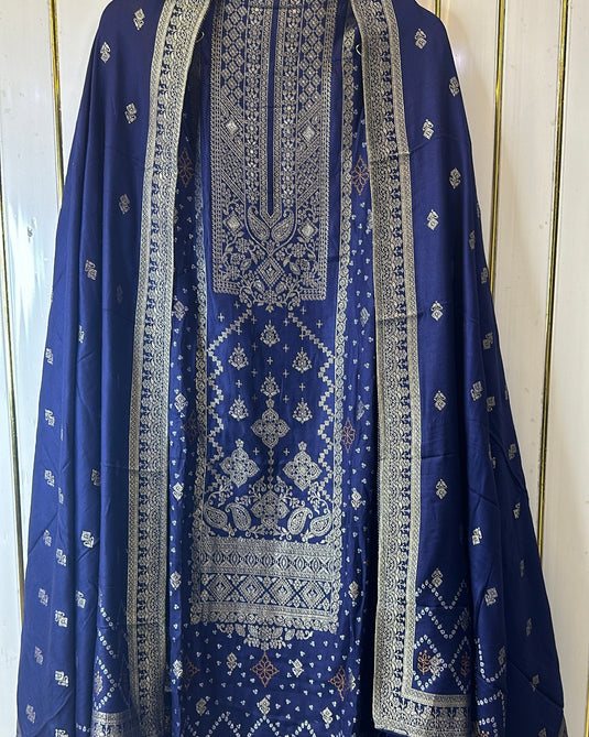 Gharchola pattern Banarasi Pashmina