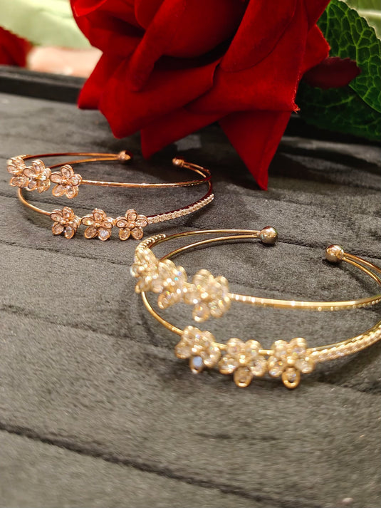 Assorted double layer adjustable anti tarnish bracelets