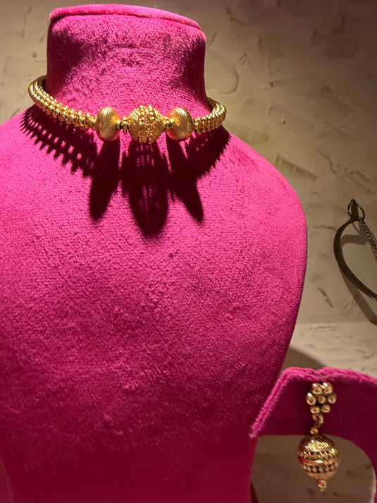 Kanthi set with jhumki
