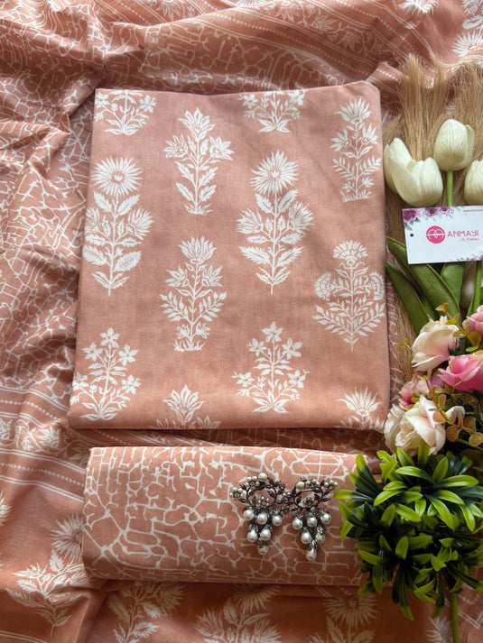 Guldasta print Cambric cotton suit set
