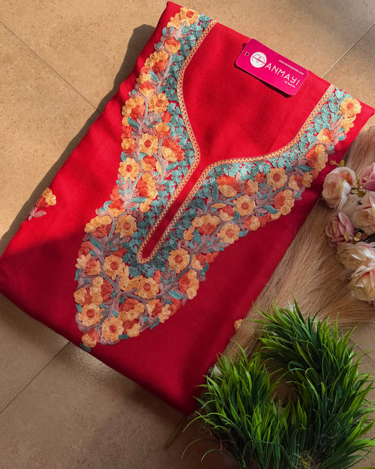Kahsmiri unstitched coord set 2
