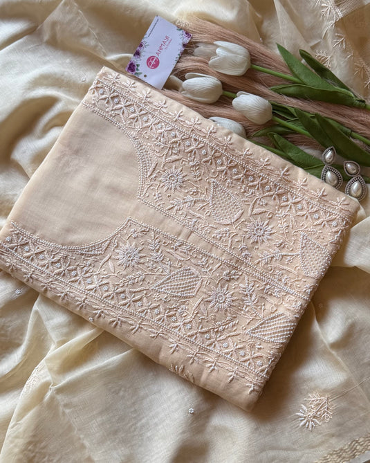 Pure Mul Chikankari suit set (Vol-1)