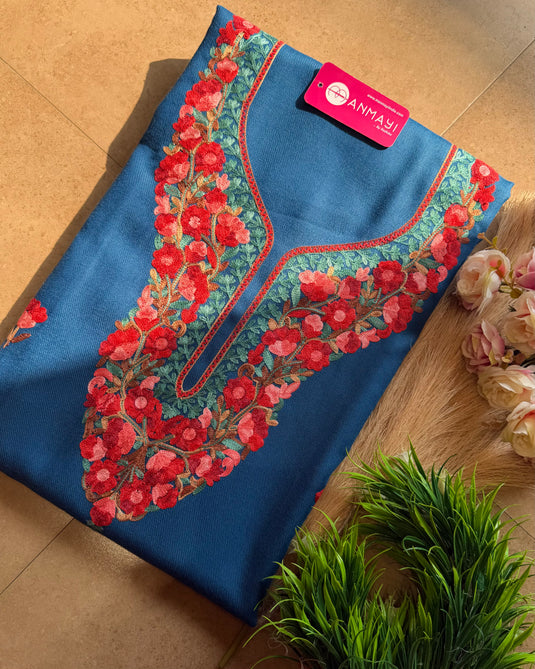 Kahsmiri unstitched coord set 2