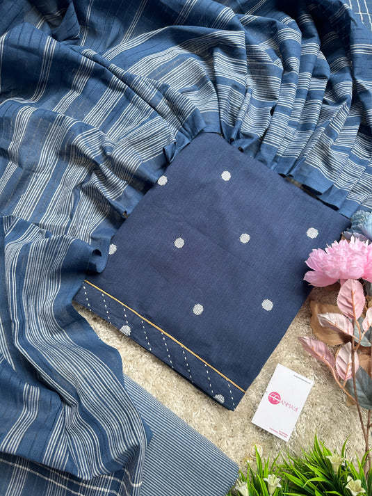 Soft handloom denim suits