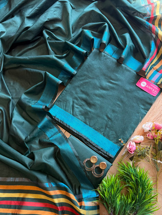 South chanderi suit set