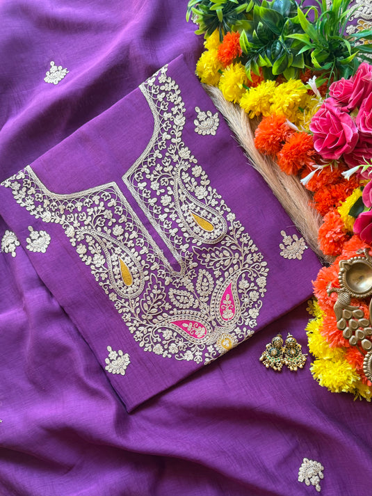 Dori weaves pure Mul cotton suit set