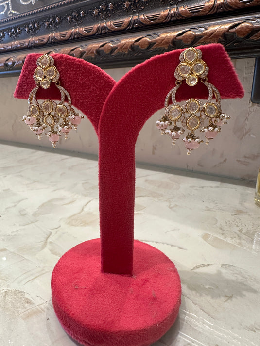 Meraki coloured pearl earrings