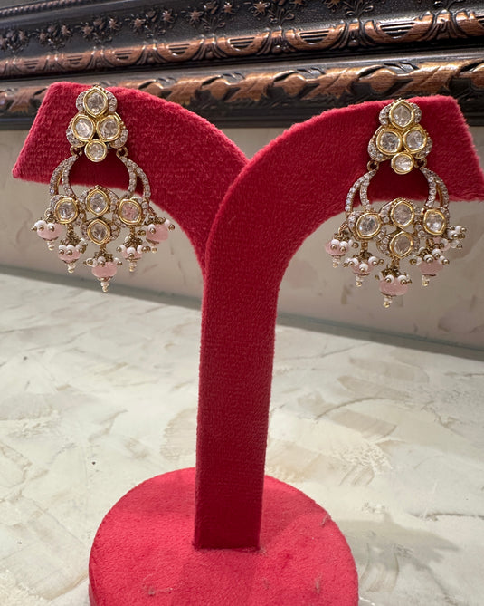 Meraki coloured pearl earrings
