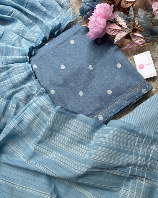 Soft handloom denim suits