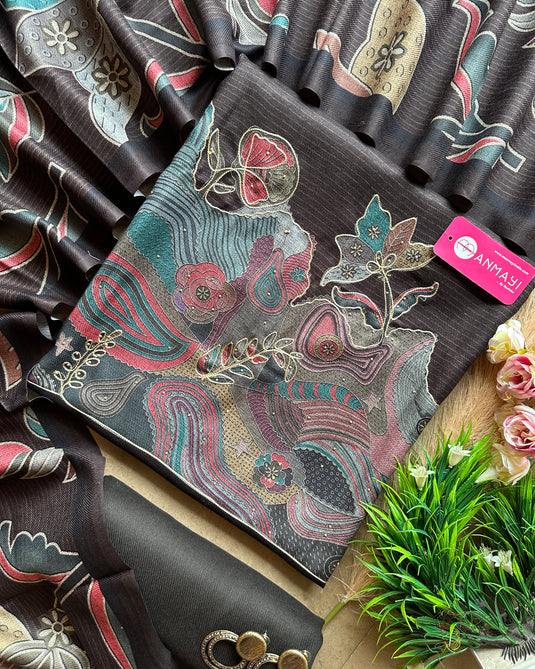 Abstract highlights soft spun suit set